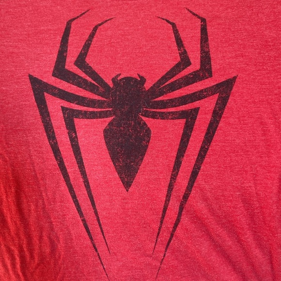 Marvel Red Spider-Man Short Sleeve Graphic T Shirt, Size Kids M - Picture 2 of 4